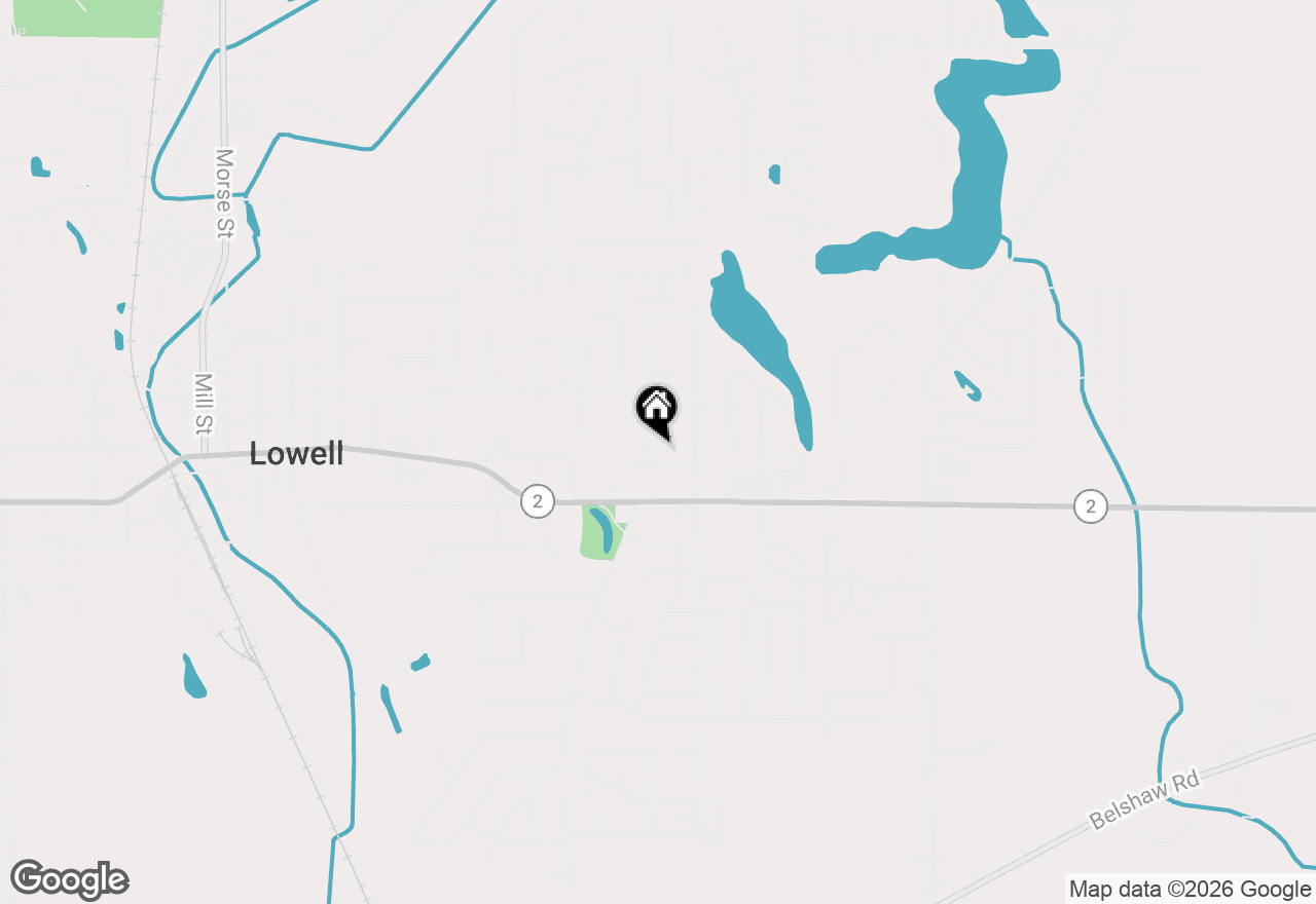 Map of 210 Clinton Street #B, Lowell, IN 46356