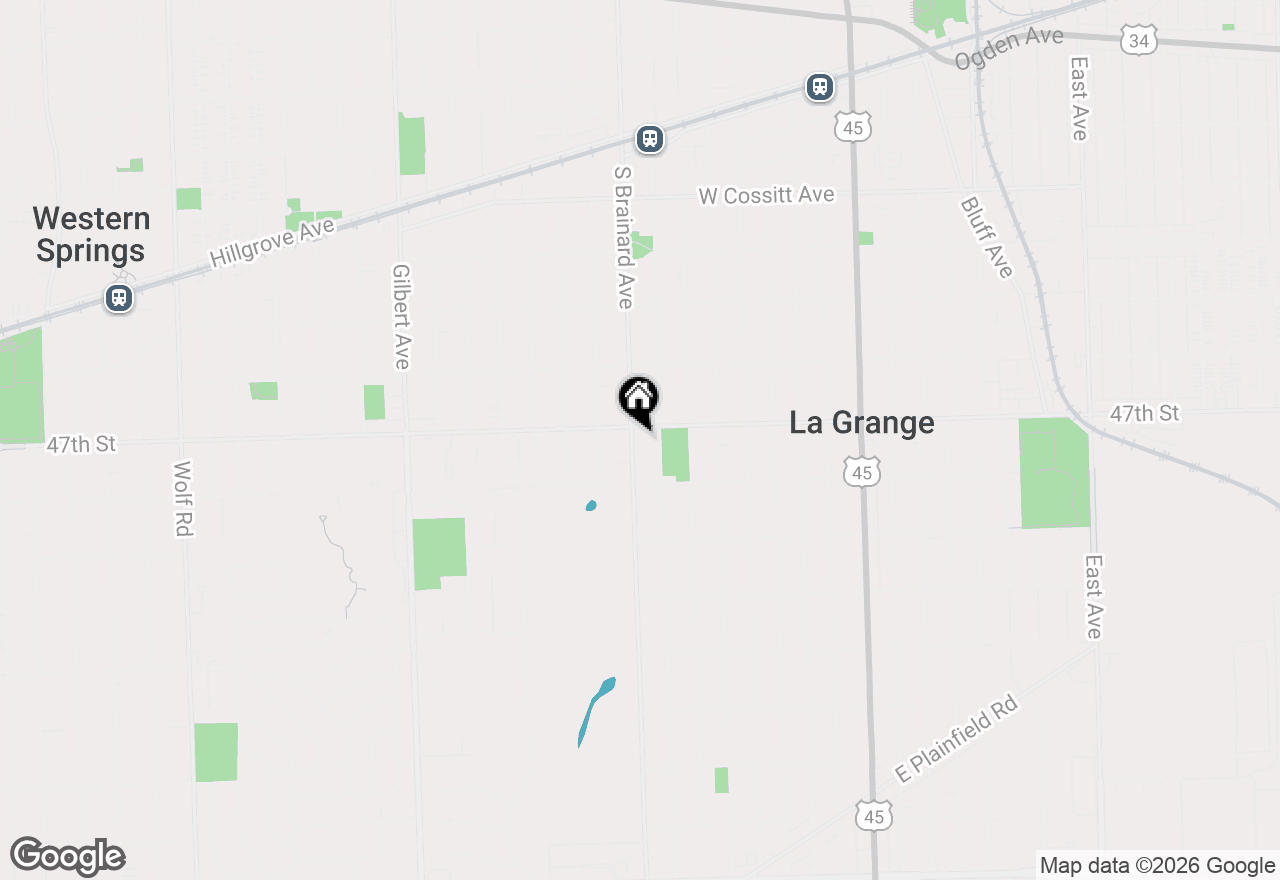 Map of 509 S Brainard Avenue, La Grange, IL 60525