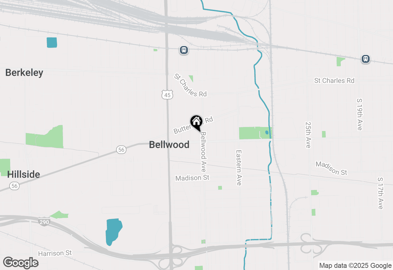 Map of 529 Marshall Avenue, Bellwood, IL 60104