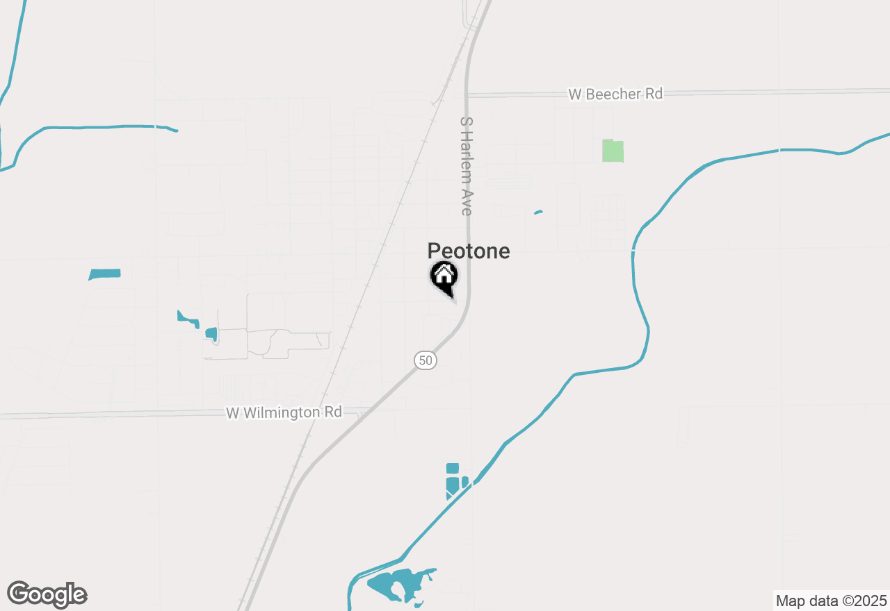 Map of 412 E South Street, Peotone, IL 60468