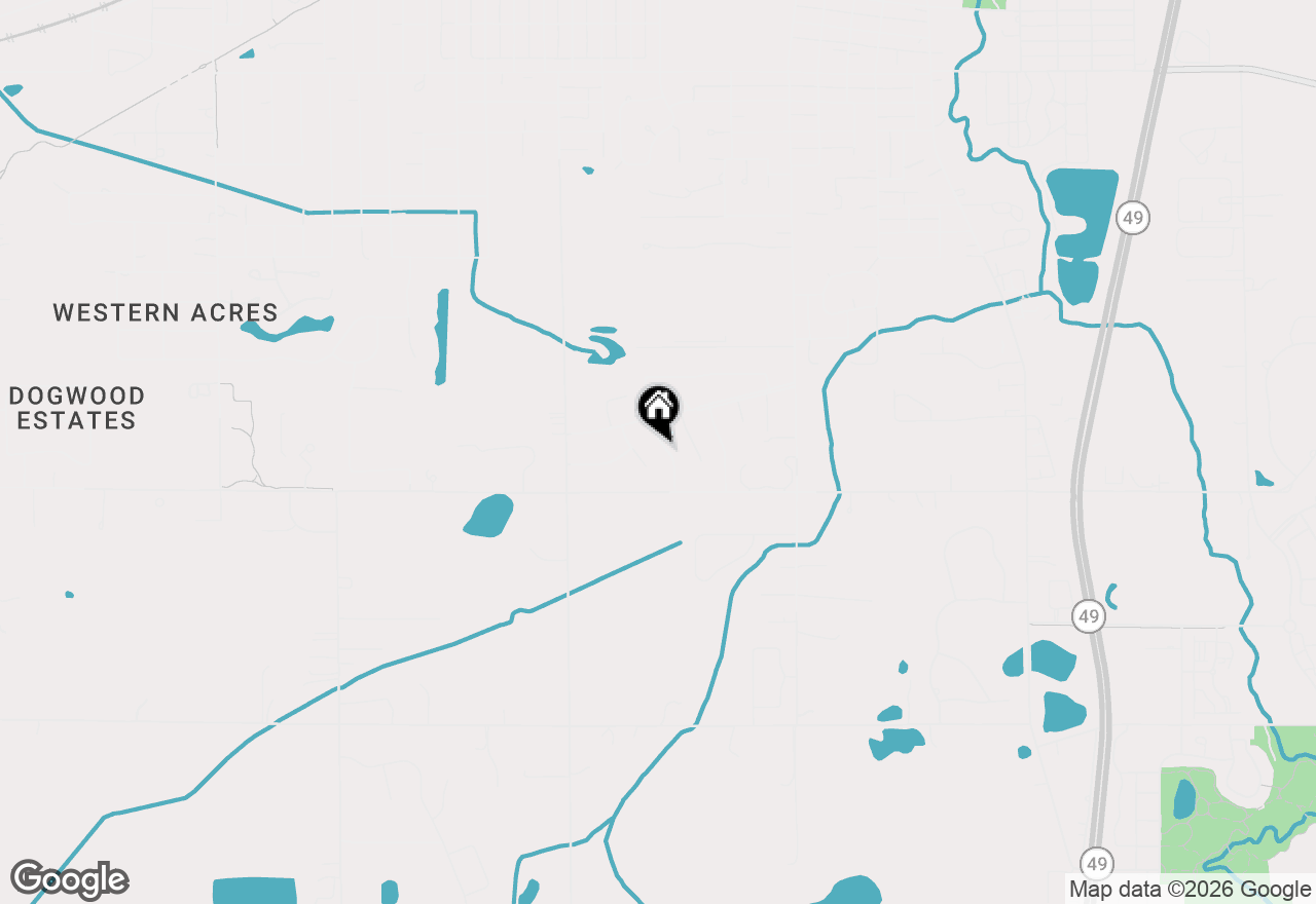 Map of 1624 Fox Point Drive, Chesterton, IN 46304