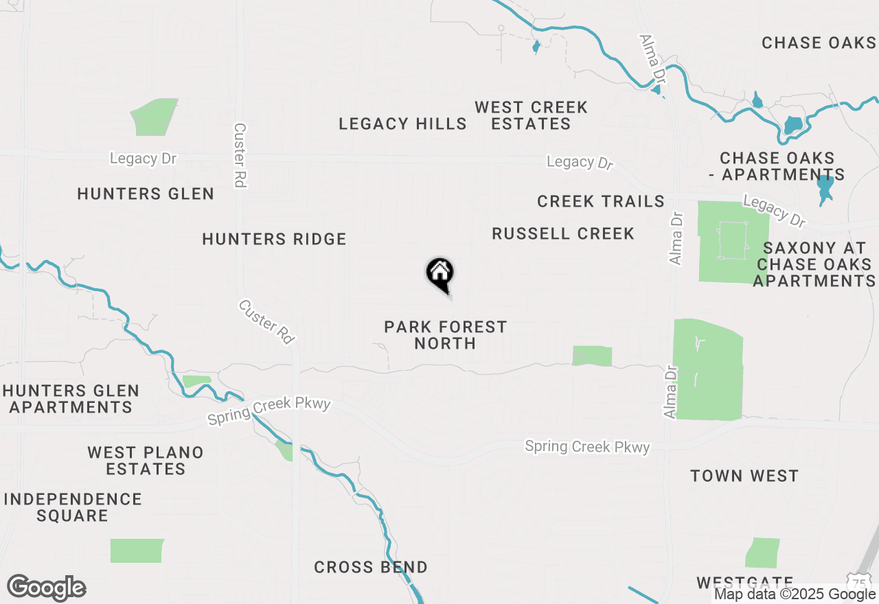 Map of 1620 Cumberland Trail, Plano, TX 75023