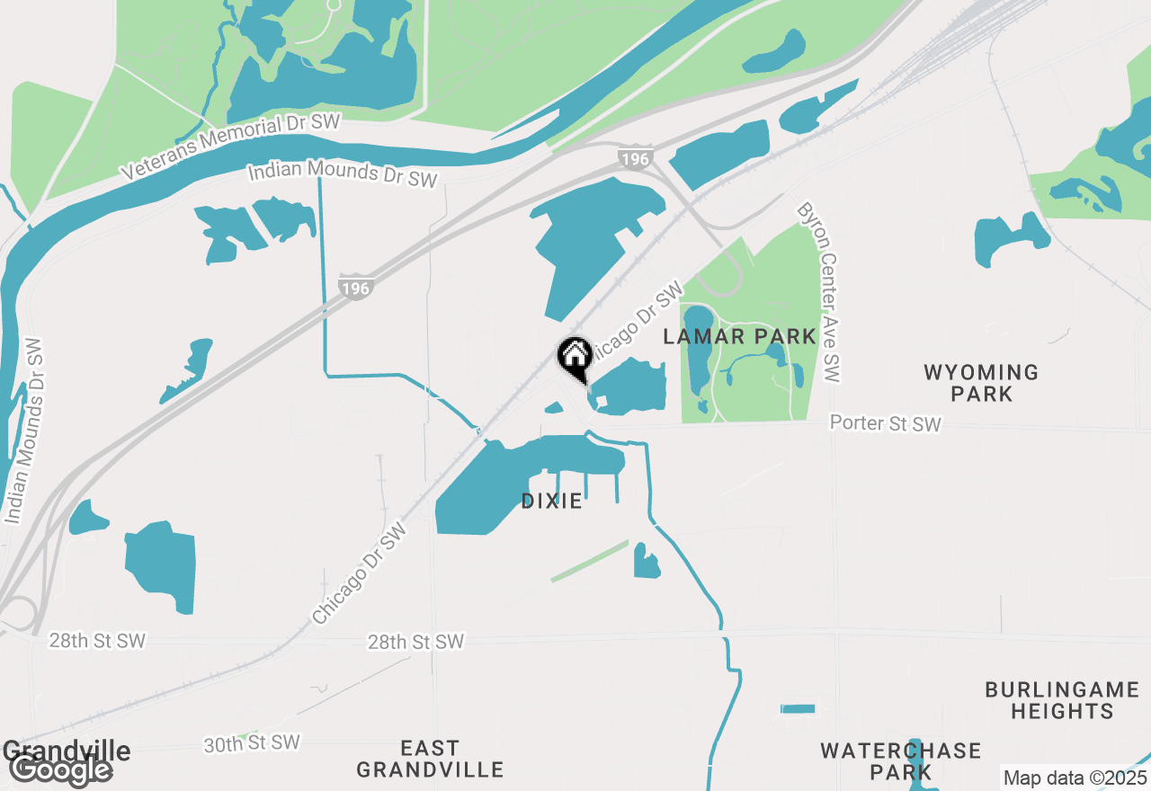 Map of 2887 Porter Street Sw, Grandville, MI 49418