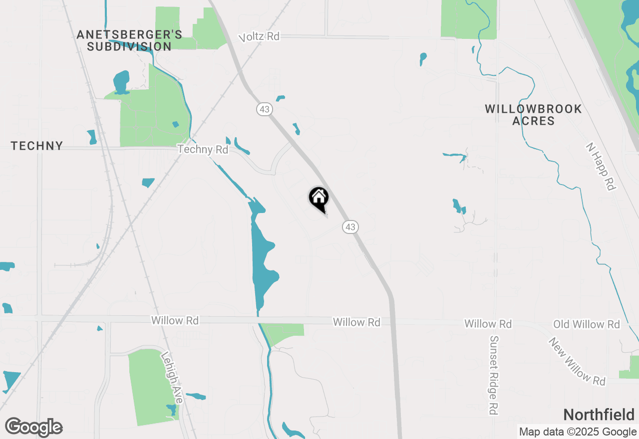 Map of 2232 Washington Drive, Northbrook, IL 60062