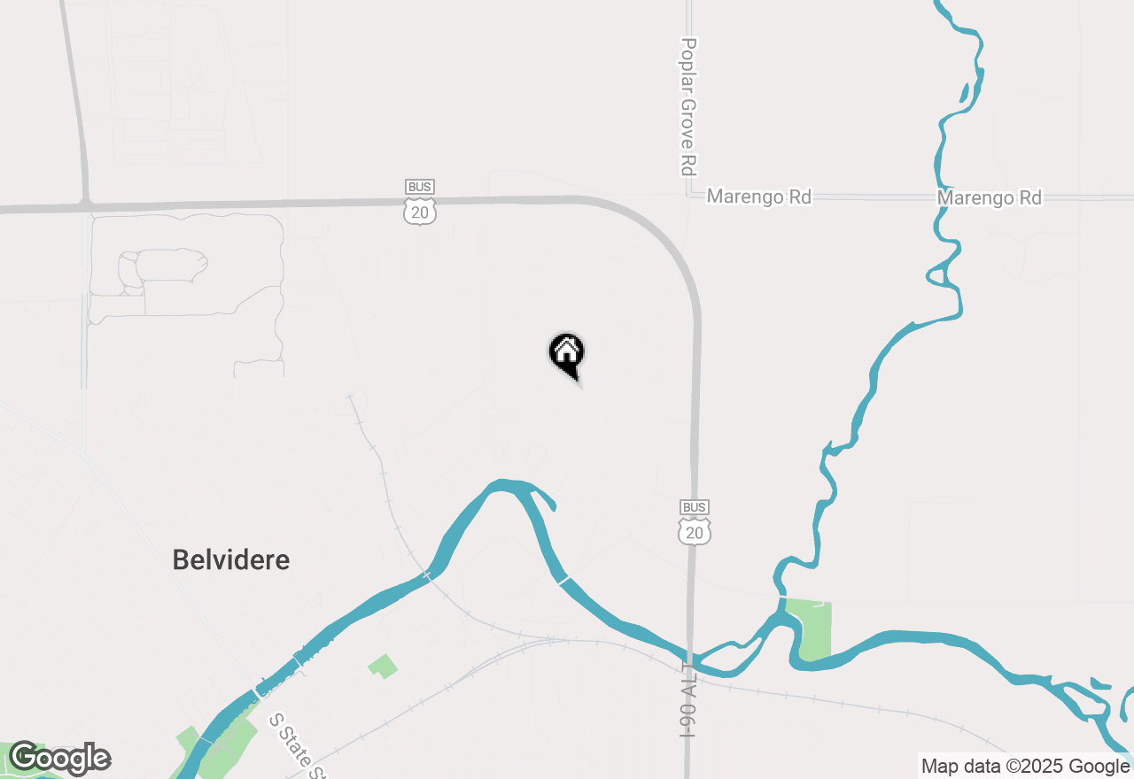 Map of 1405 Iles Avenue, Belvidere, IL 61008