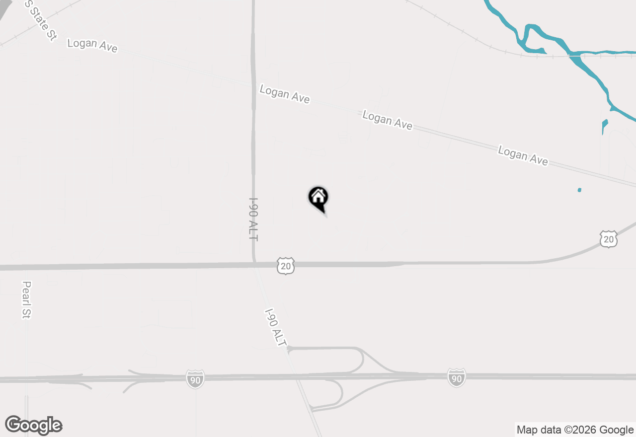 Map of 1629 Cloverdale Way, Belvidere, IL 61008
