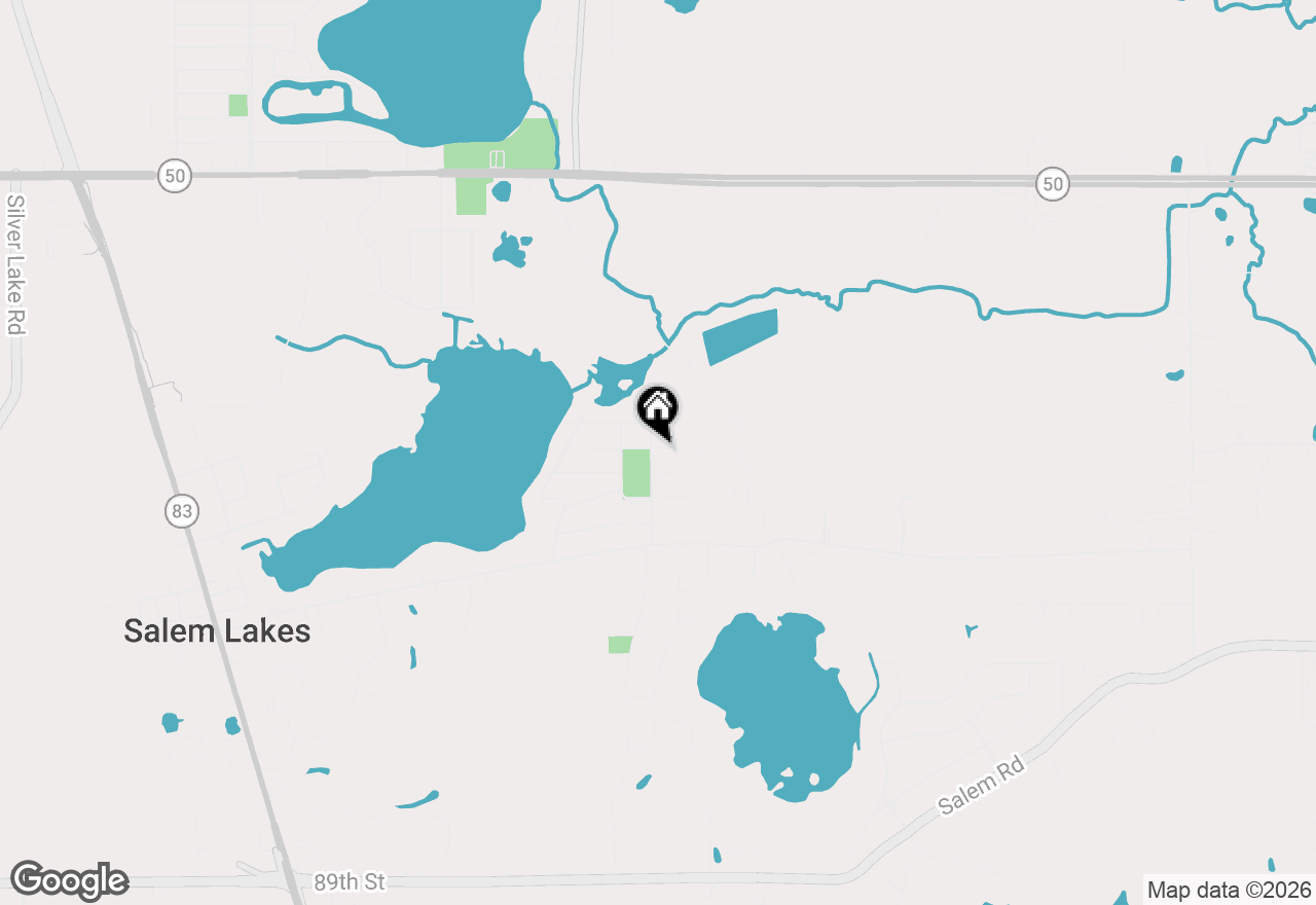 Map of Lt1 235th Ave, Salem Lakes, WI 53168
