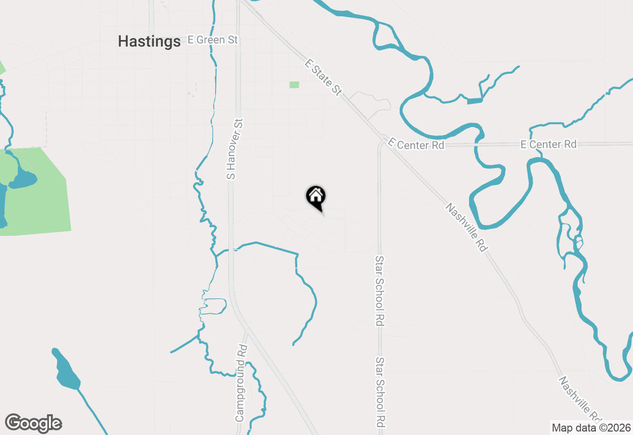 Map of 916 Wintergreen Drive, Hastings, MI 49058