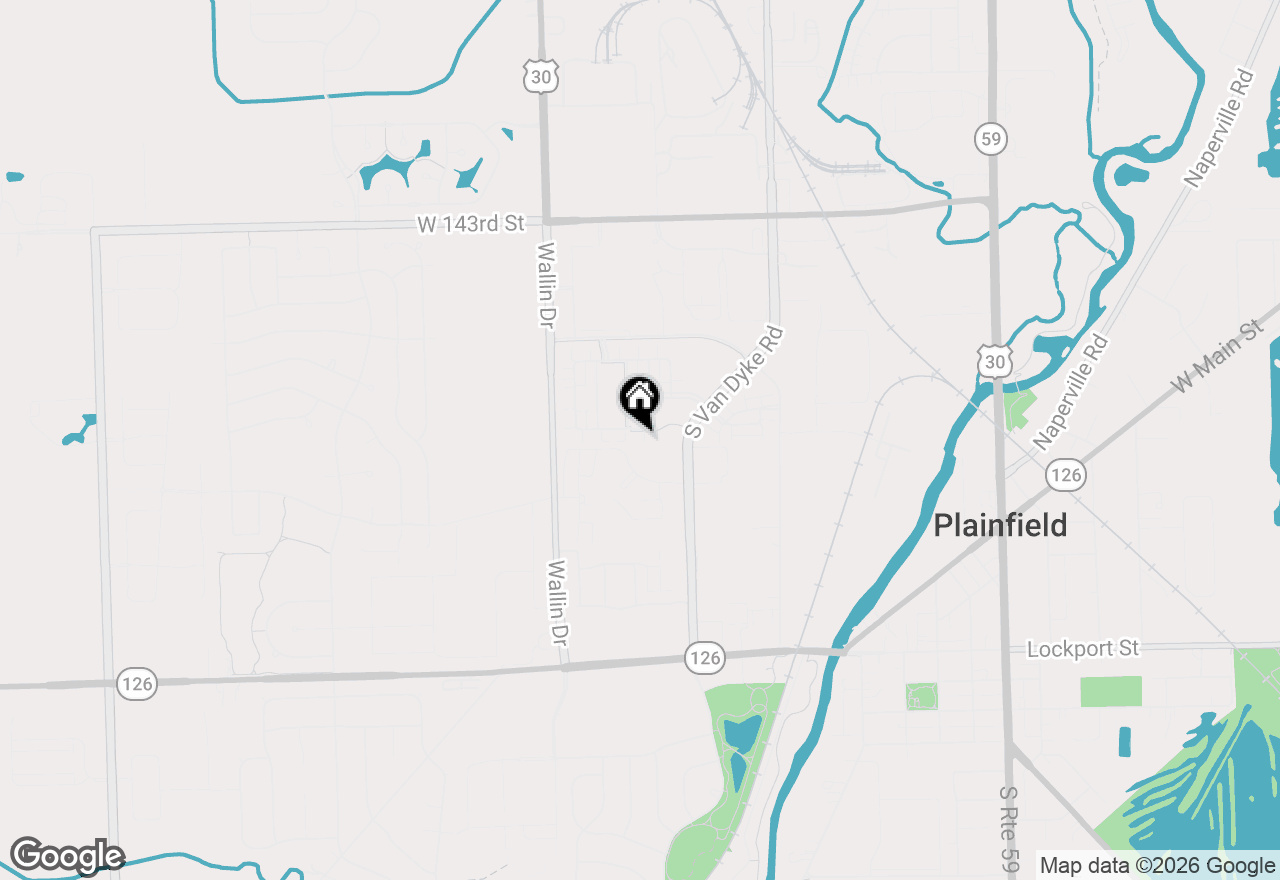 Map of 24617 Patriot Square Drive S, Plainfield, IL 60544