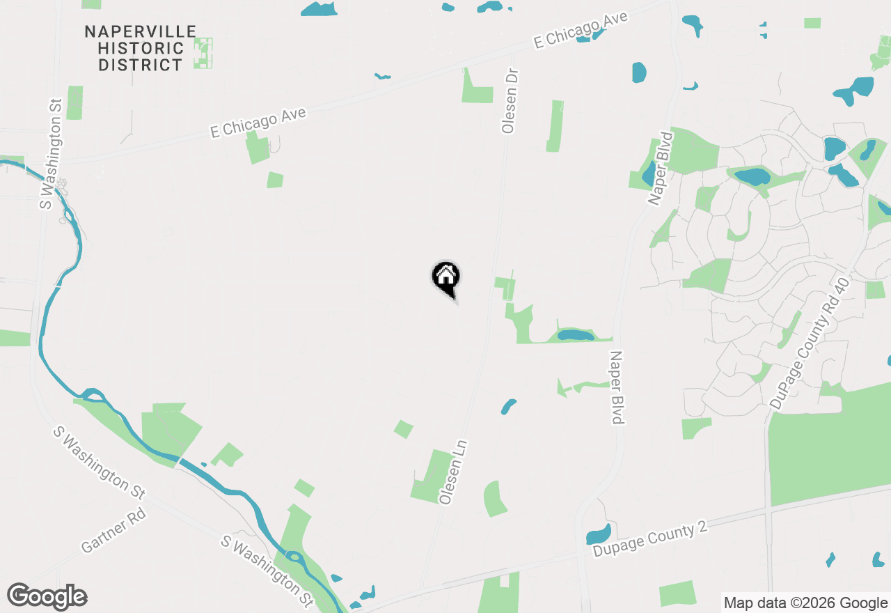 Map of 625 Edward Road, Naperville, IL 60540