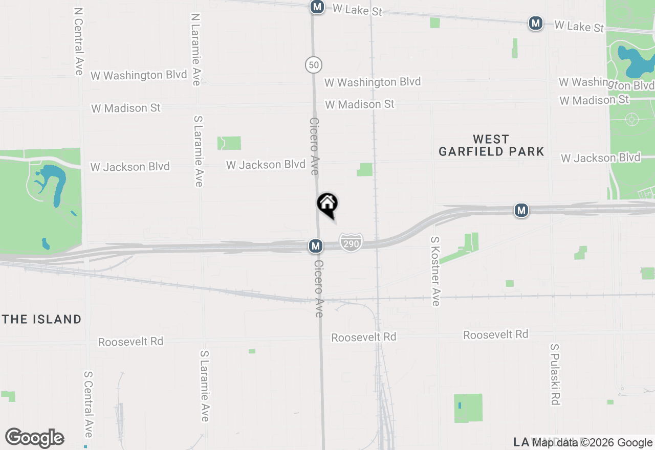 Map of 4741 W Harrison Street, Chicago, IL 60644