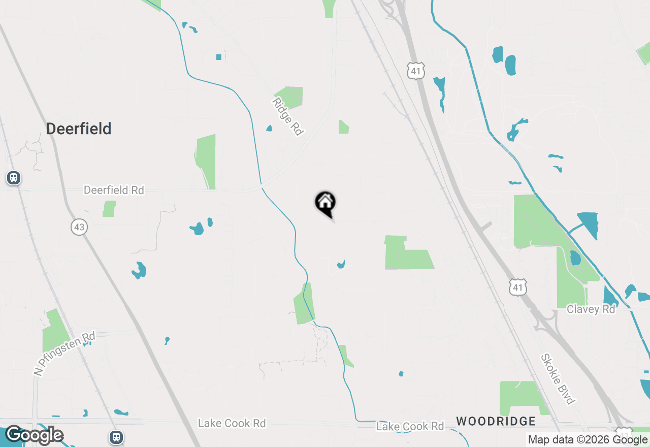 Map of 698 Smoke Tree Road, Deerfield, IL 60015