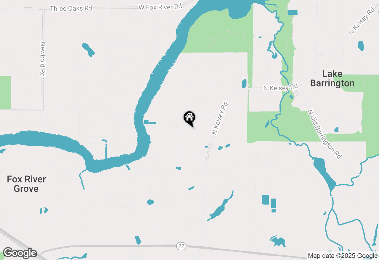 Map of 28426 W Lindbergh Drive, Barrington, IL 60010