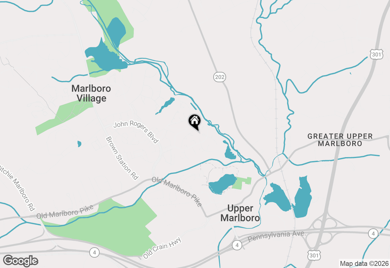 Map of 4708 Colonel Ashton Place #424, Upper Marlboro, MD 20772