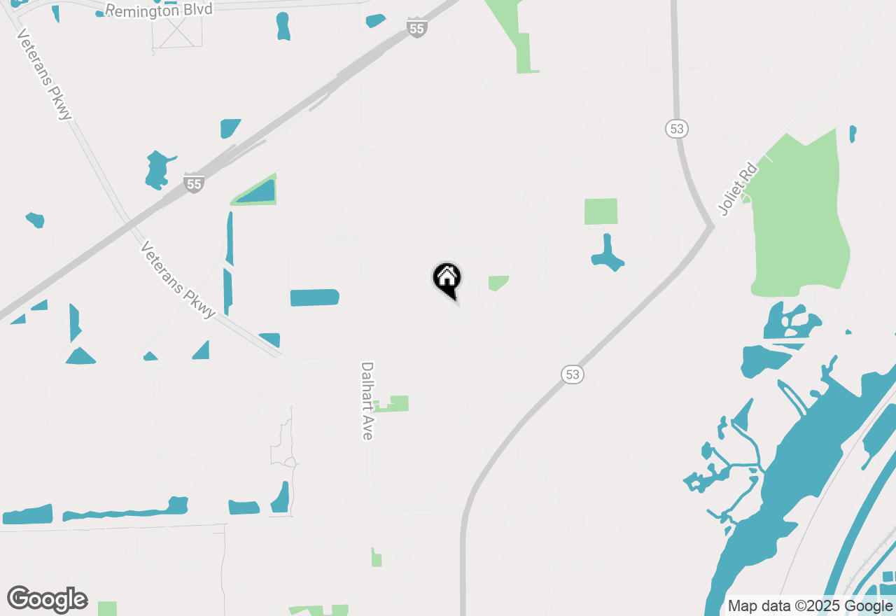 Map of 410 Wildwood Court #410, Romeoville, IL 60446