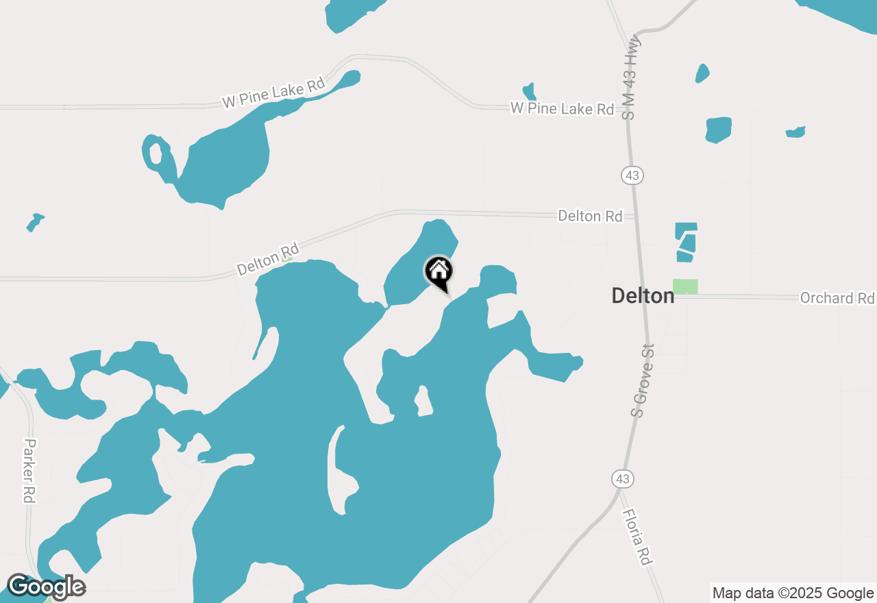 Map of 10511 Stoney Point Drive, Delton, MI 49046