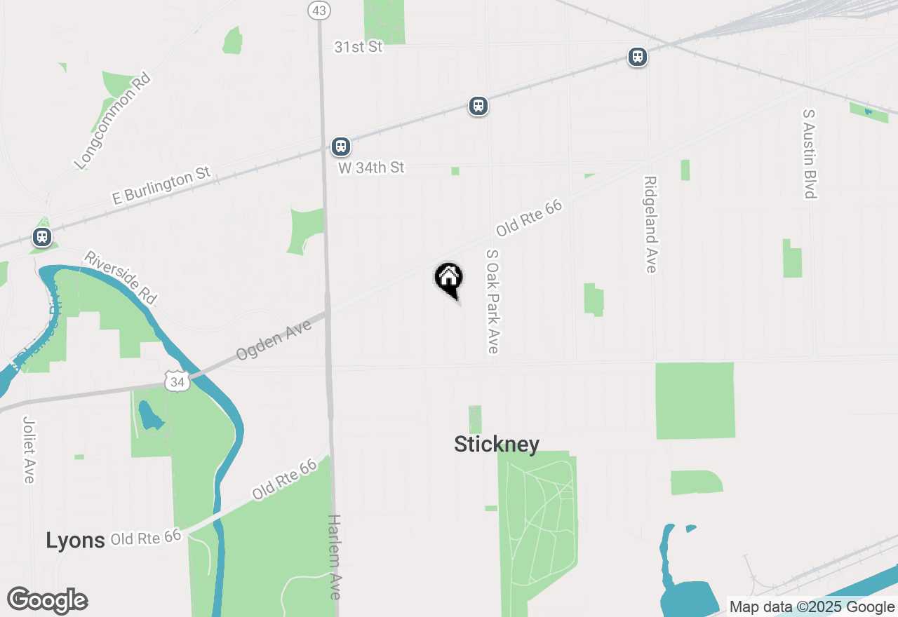 Map of 3726 Kenilworth Avenue, Berwyn, IL 60402