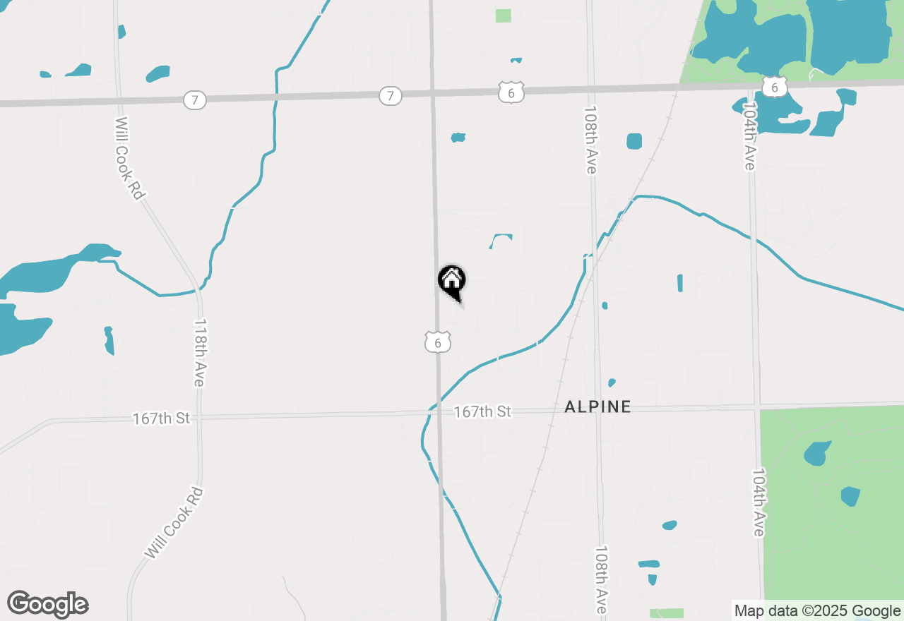 Map of 16417 Francis Court, Orland Park, IL 60467