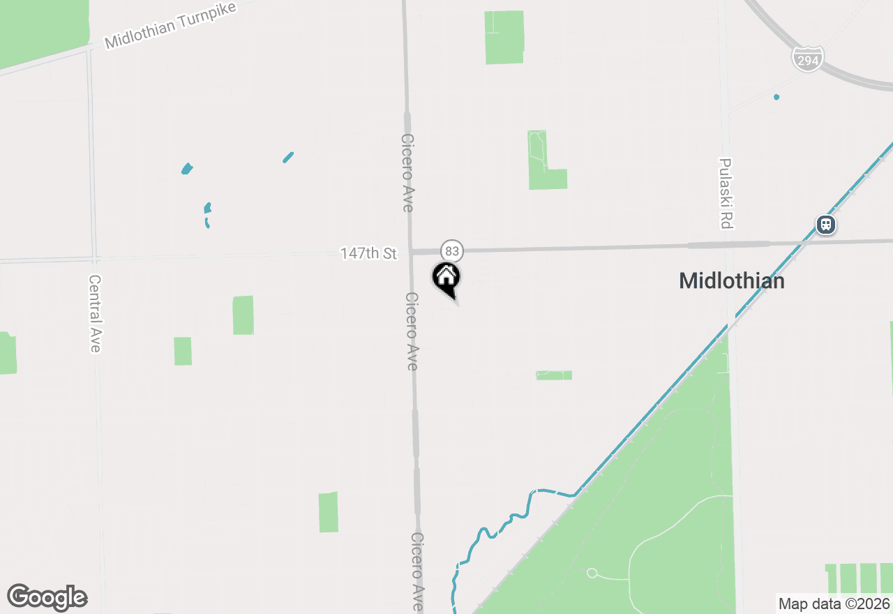Map of 14840 Ketelaar Drive #2W, Midlothian, IL 60445