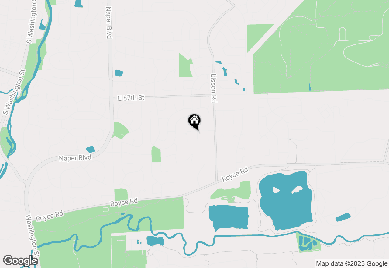 Map of 2303 Hazel Court, Naperville, IL 60565