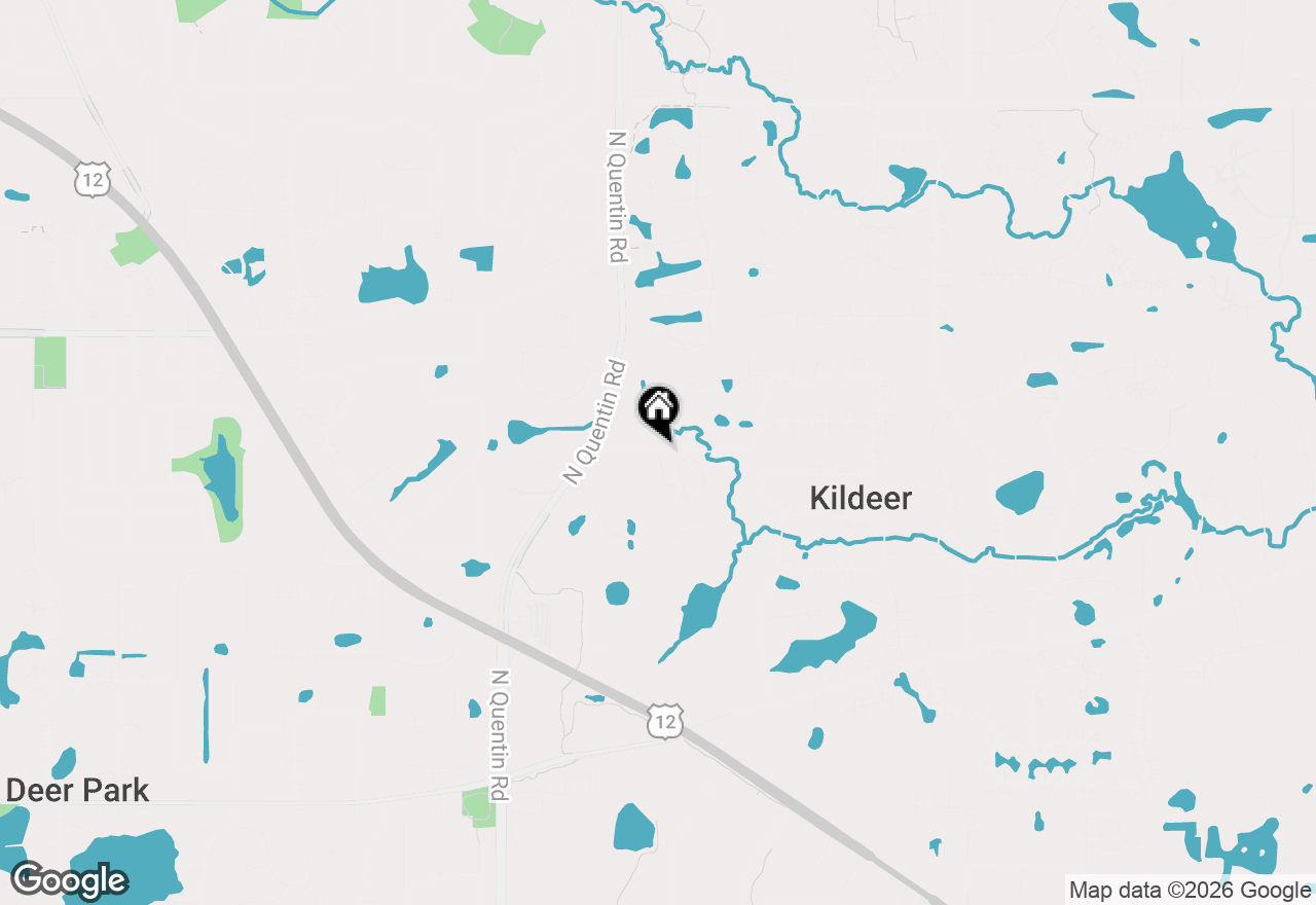 Map of 21665 W Boschome Drive, Kildeer, IL 60047