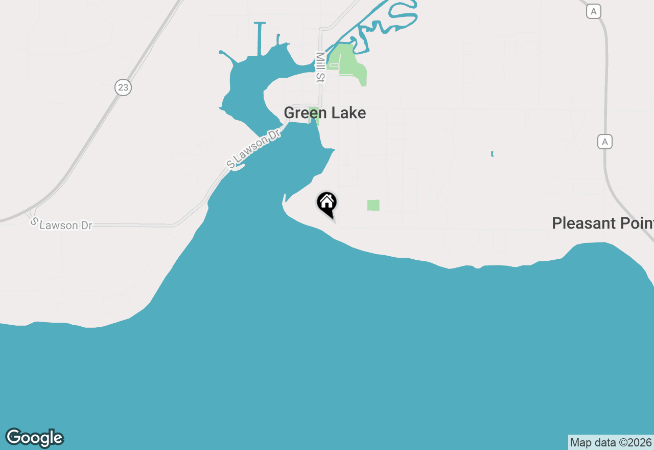 Map of 513 Greenway Avenue, Green Lake, WI 54941