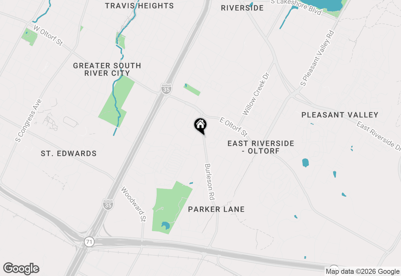 Map of 2500 Burleson Rd #512, Austin, TX 78741