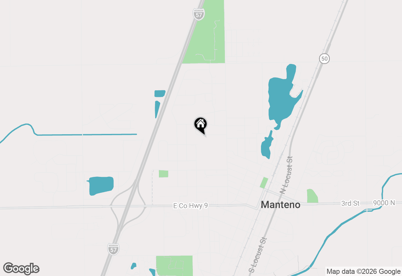 Map of 494 Water Tower Road S, Manteno, IL 60950