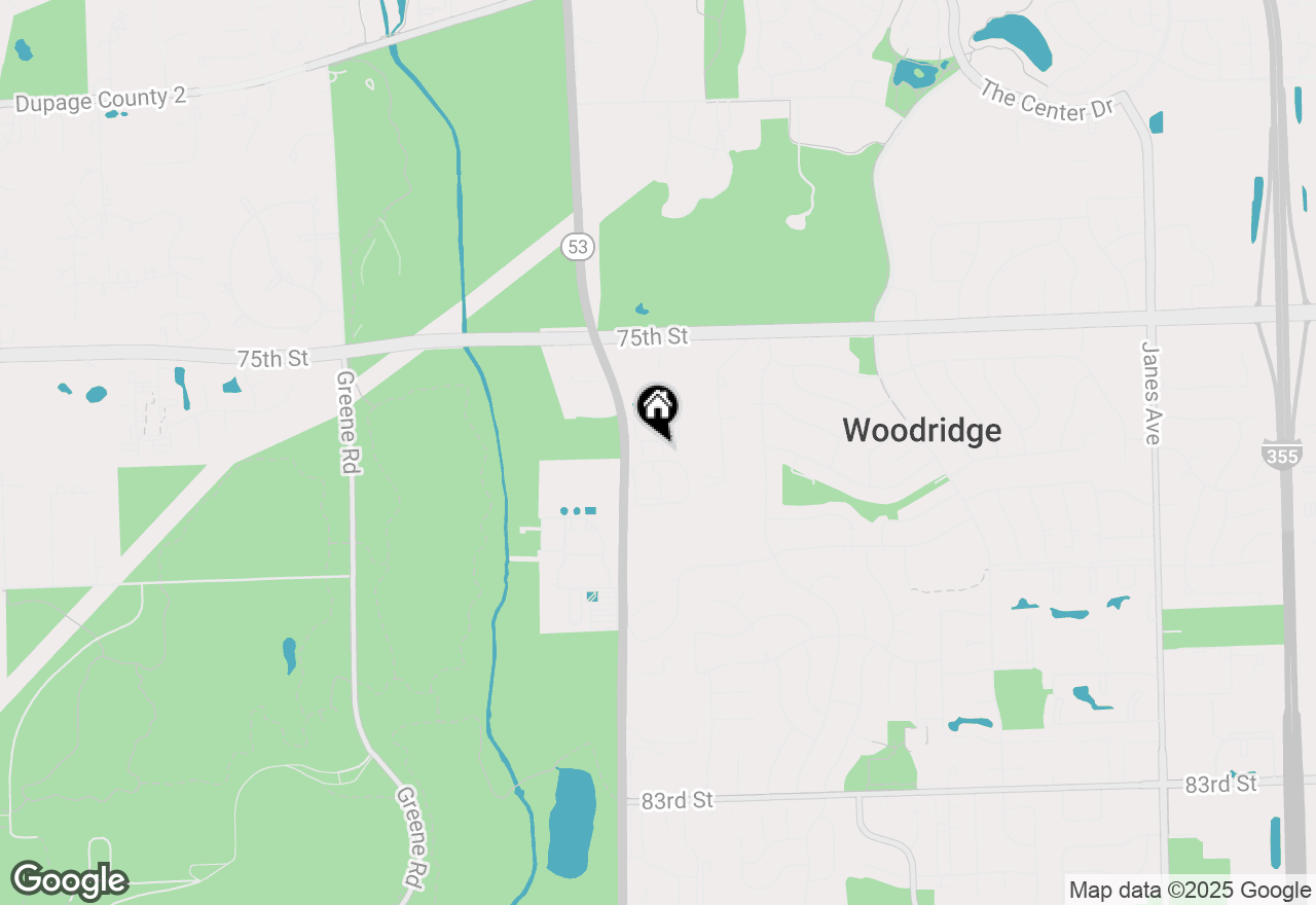 Map of 3211 Foxridge Court, Woodridge, IL 60517