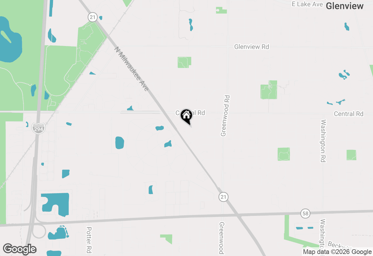 Map of 500 Cherry Circle, Glenview, IL 60025