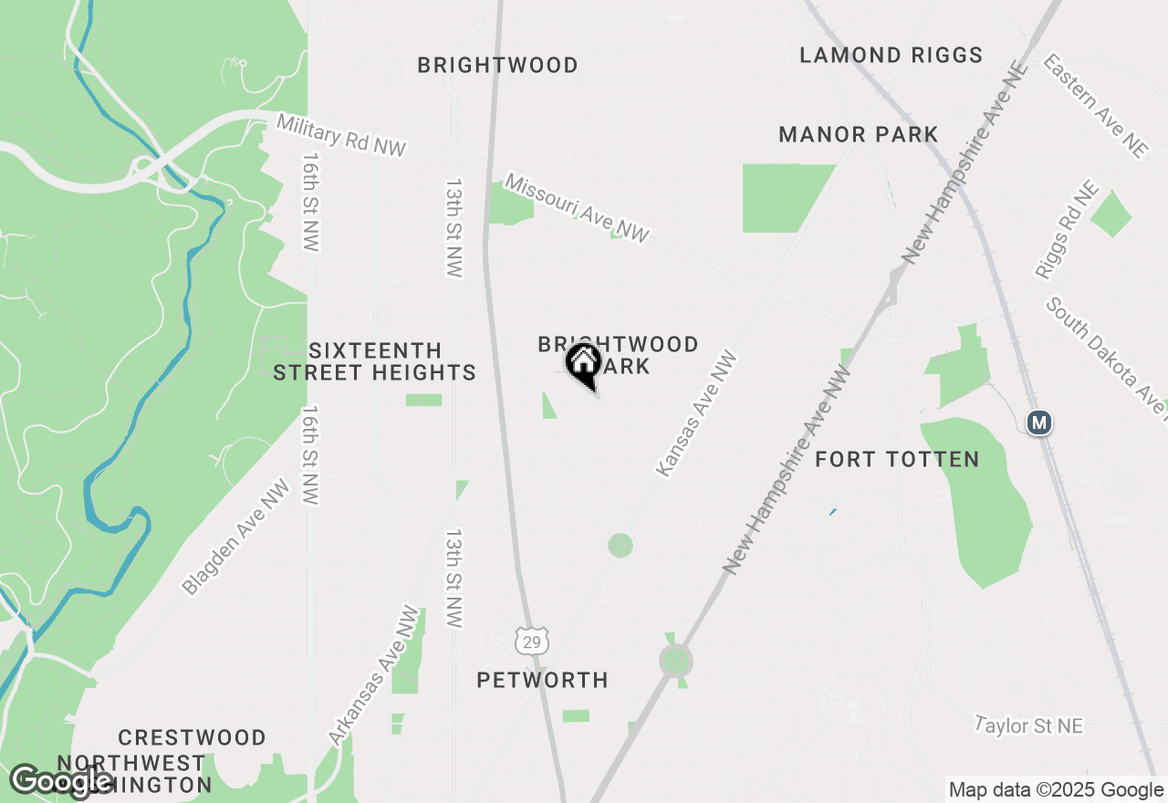 Map of 5123 8th Street Nw, Washington, DC 20011
