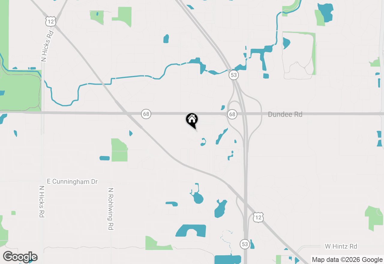 Map of 1277 Wyndham Lane #107, Palatine, IL 60074