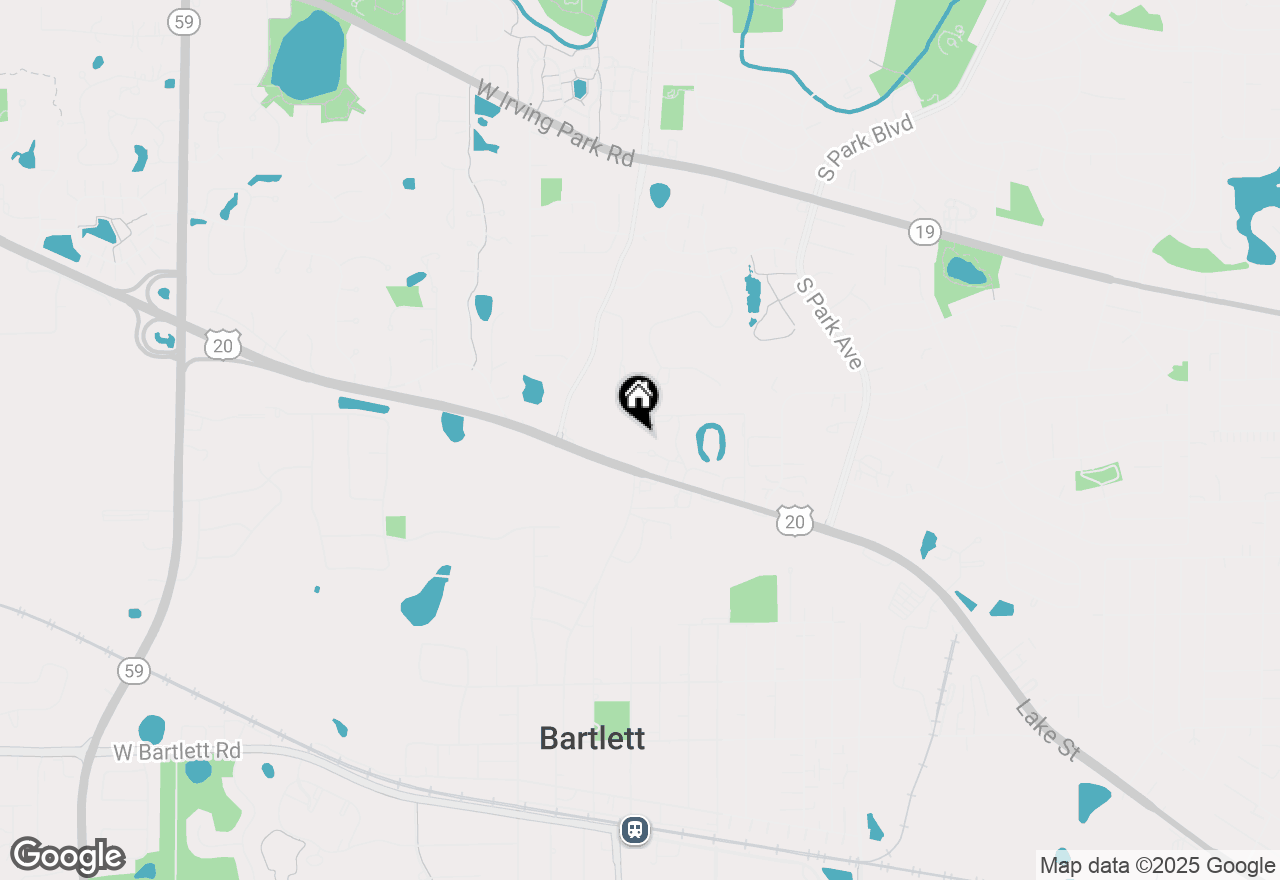 Map of 3074 Kingston Court #3074, Streamwood, IL 60107