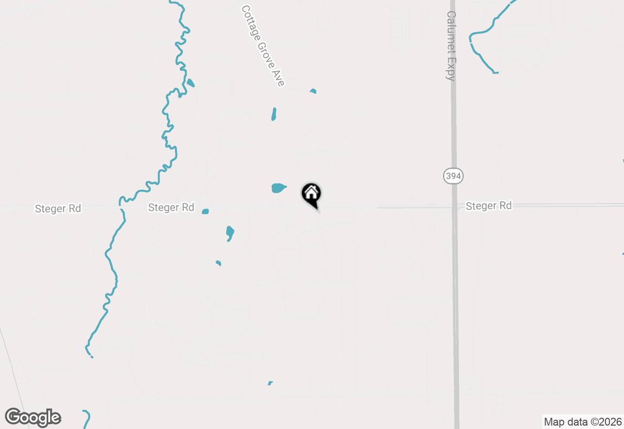 Map of 3412 Donovan Drive #1, Crete, IL 60417