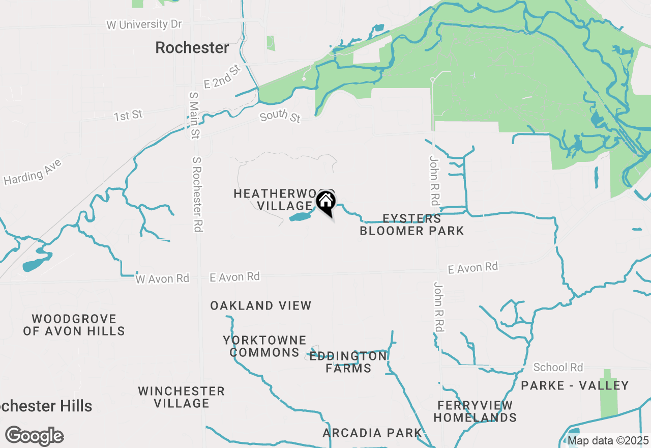 Map of 809 Grovecrest, Rochester Hills, MI 48307