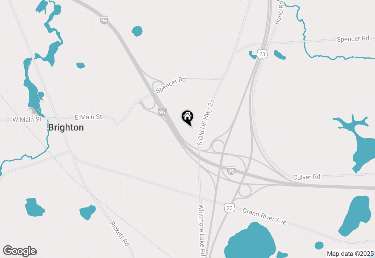 Map of 9927 Glasgow Drive, Brighton, MI 48114