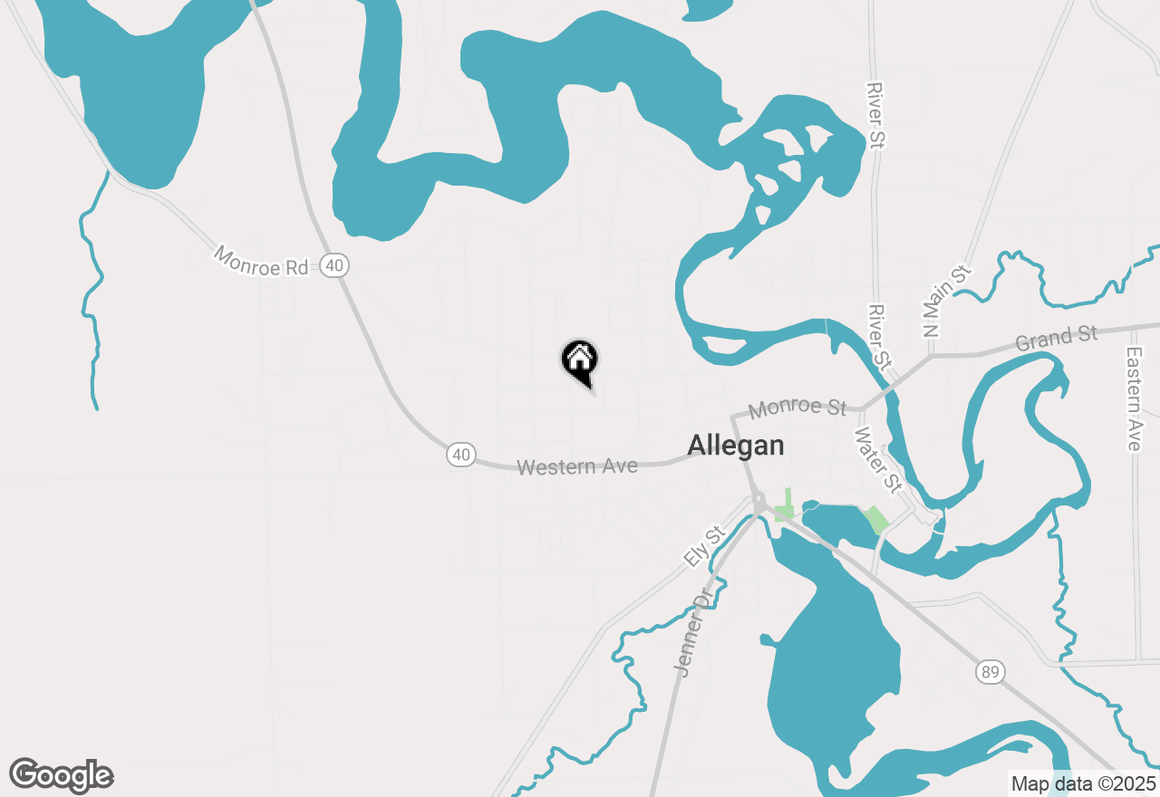 Map of 310 Lincoln Street, Allegan, MI 49010