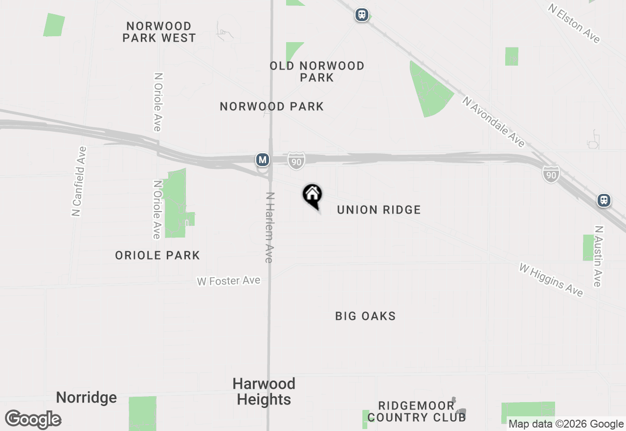 Map of 5353 N Nottingham Avenue, Chicago, IL 60656