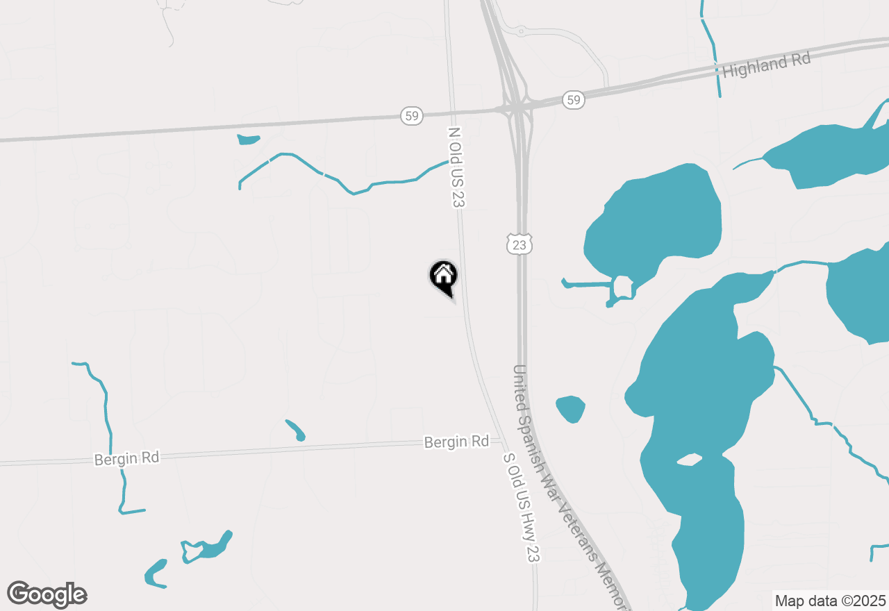 Map of 1461 N Old Us 23 Highway, Howell, MI 48843