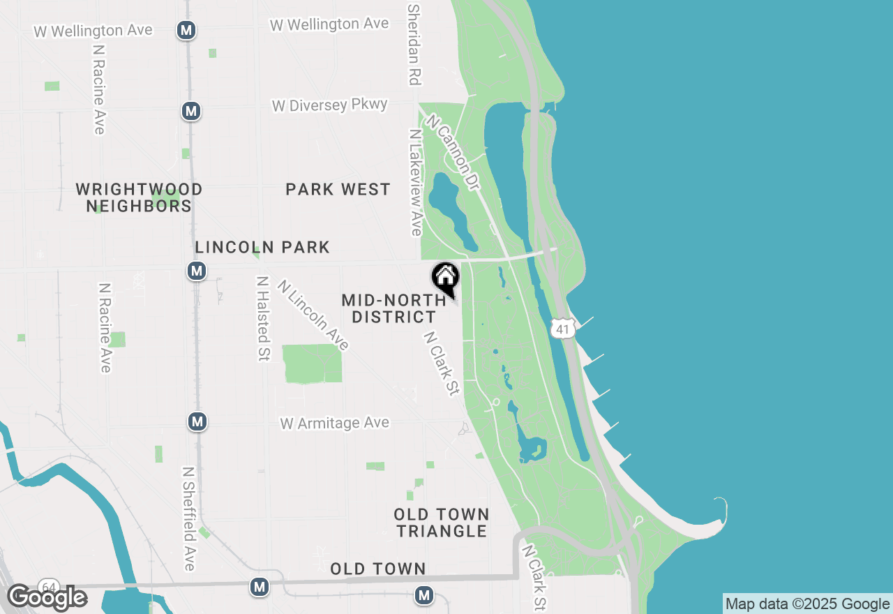 Map of 317 W Belden Avenue #2, Chicago, IL 60614