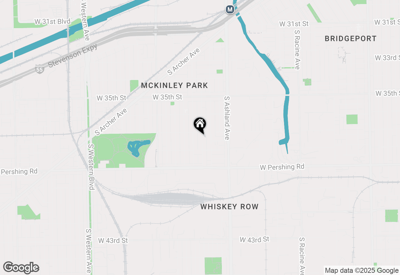Map of 3714 S Hermitage Avenue, Chicago, IL 60609