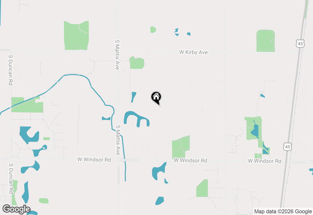 Map of 1504 Sandpiper Lane, Champaign, IL 61821