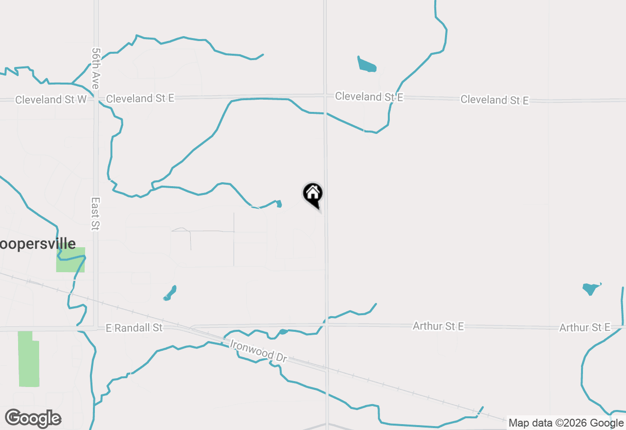 Map of 360 Rock Elm Lane, Coopersville, MI 49404