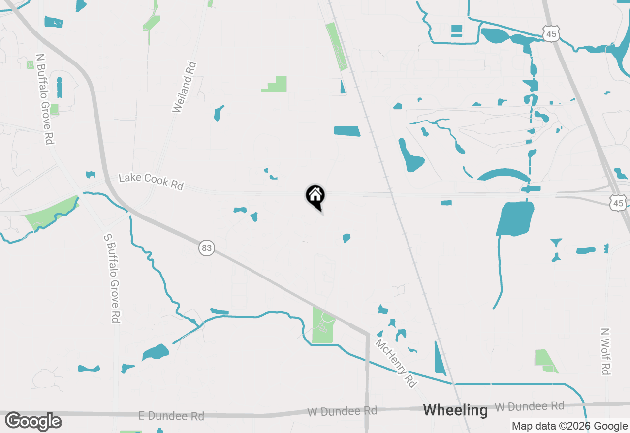 Map of 57 Curricle Road, Wheeling, IL 60090