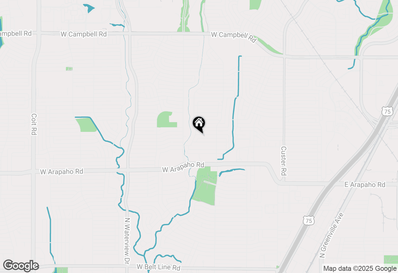 Map of 723 Westover Drive, Richardson, TX 75080