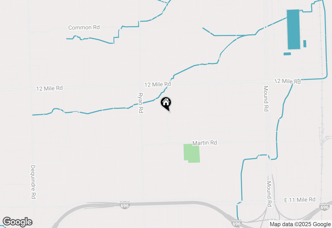 Map of 4436 Nutmeg Court, Warren, MI 48092