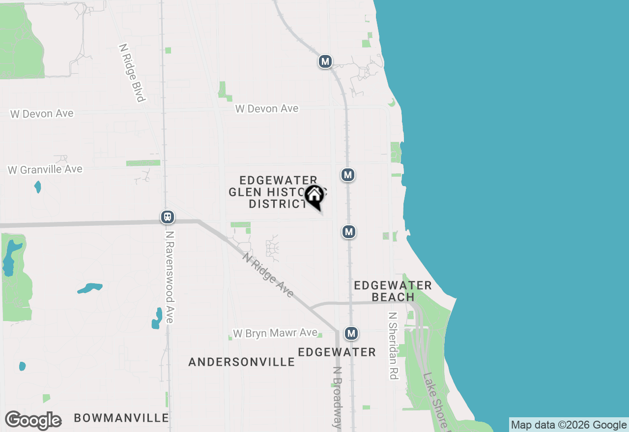 Map of 1242 W Elmdale Avenue, Chicago, IL 60660