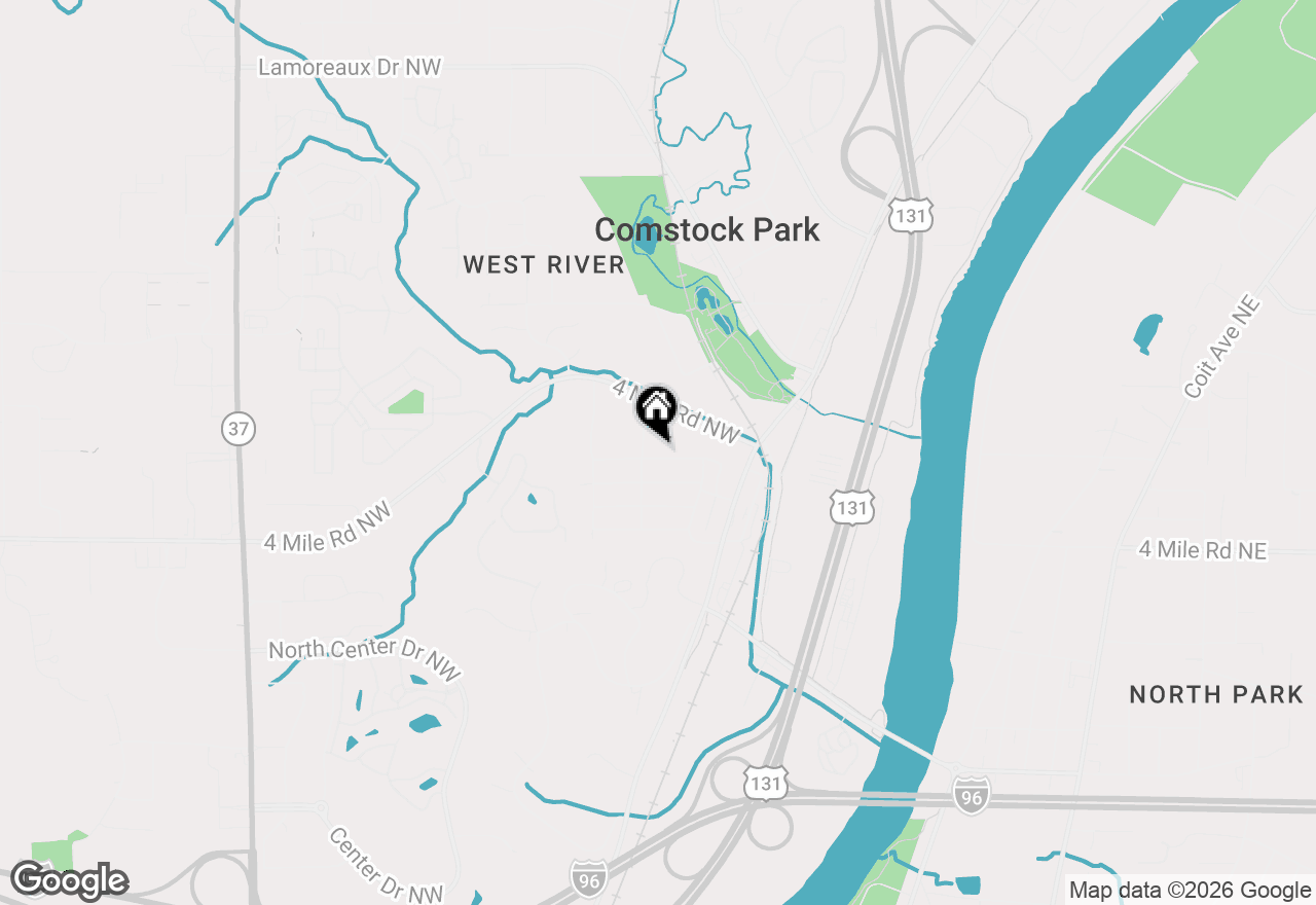 Map of 341 Dana Street Nw, Comstock Park, MI 49321