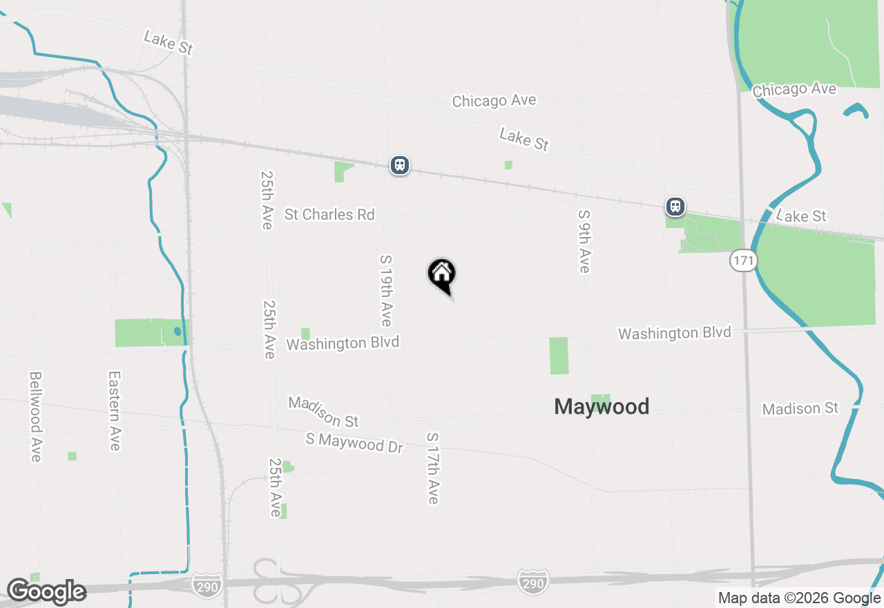 Map of 400 S 16th Street, Maywood, IL 60153