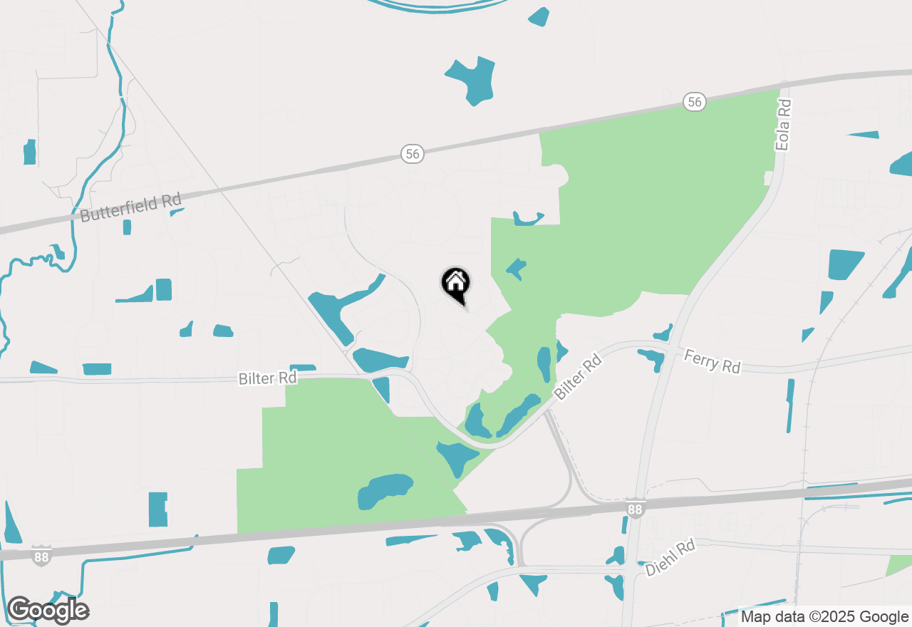 Map of 2695 Stoneybrook Lane, Aurora, IL 60502